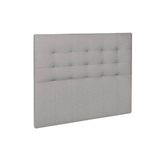 Cabeceira 140x125cm tecido cinza claro ELITE MOLAFLEX