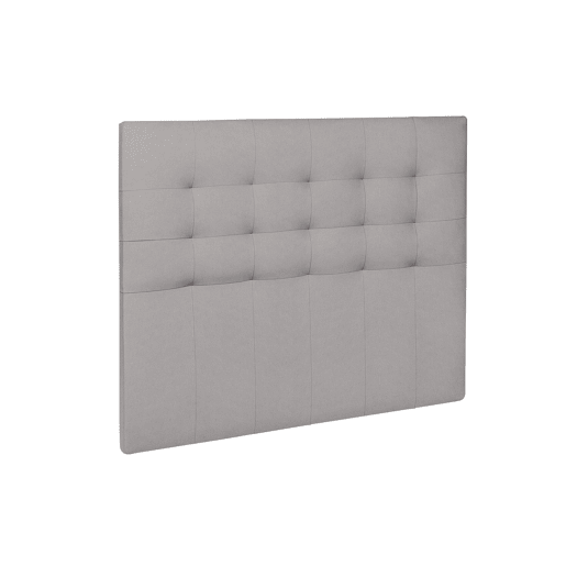 Cabeceira 150x125cm tecido cinza claro ELITE MOLAFLEX