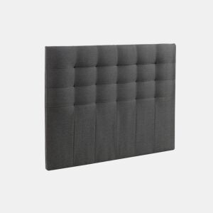 Cabeceira 300X125cm tecido rustic cinza escuro ELITE MOLAFLEX