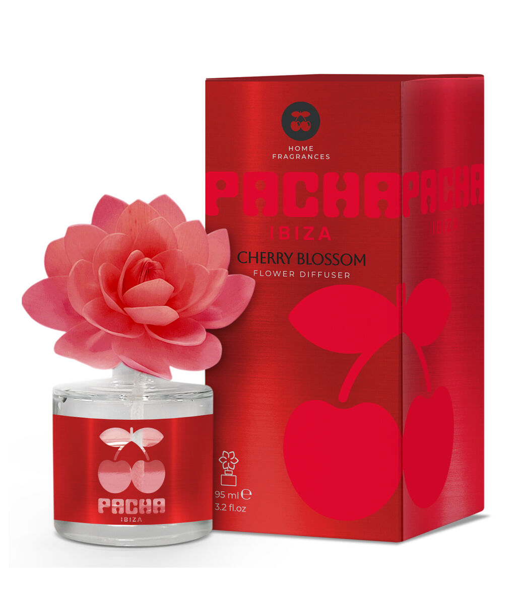 Ambientador de hogar FLOR cherry blossom 95ml marca PACHA 