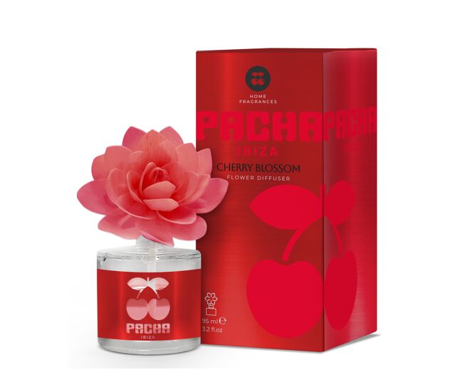 Ambientador de hogar flor cherry blossom 95ml marca pacha