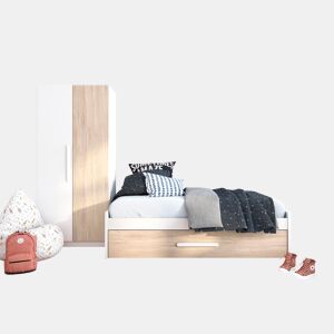 Conjunto de cama SMART branco mate