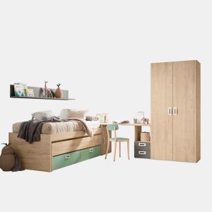 Conjunto de cama MATCHA cor sahara