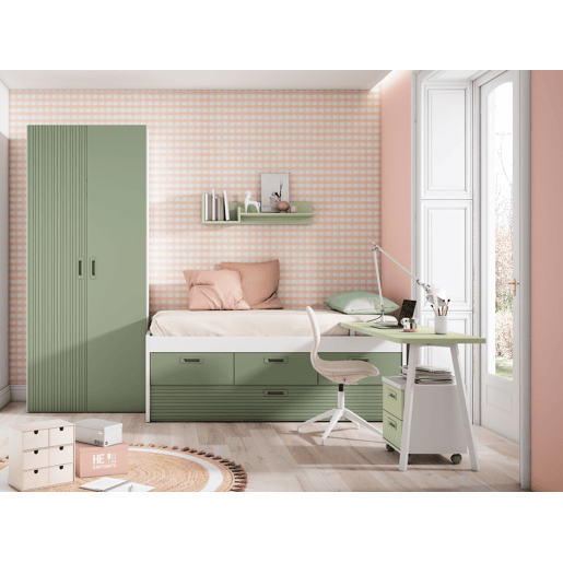 Conjunto de cama MINT branco mate Conjunto de cama MINT branco mate