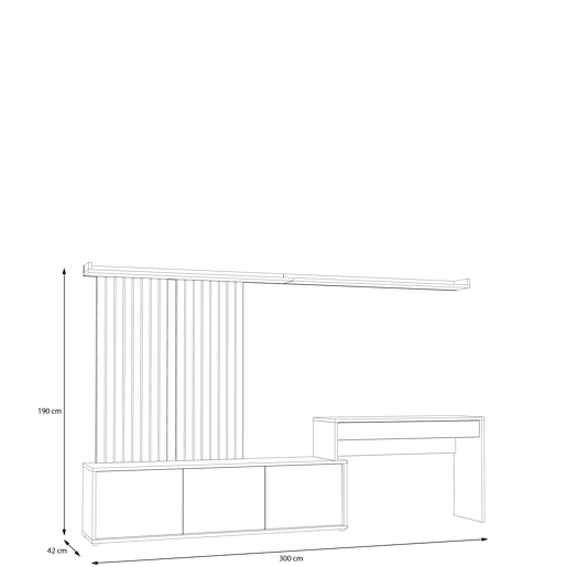 Compacto versão escrutório 300cm SKELPE Compacto versão escrutório 300cm SKELPE