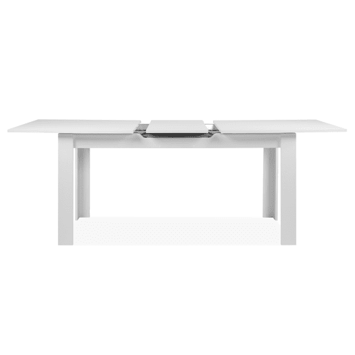 Mesa de jantar extensível branco BIRMINGHAM Mesa de jantar extensível branco BIRMINGHAM