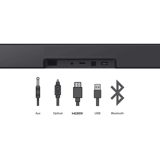 Barra de som HDMI eARC TCL S45HE de 2.0 canais