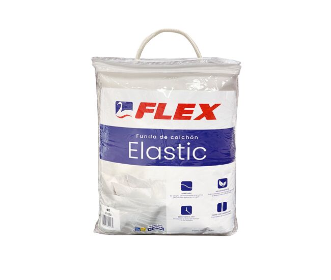 Funda colchón poliéster elástica flex cama 90cm
