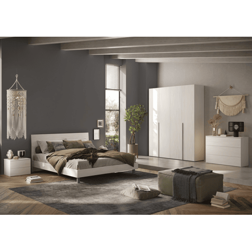 Conjunto de quarto completo NAPOLI cor branco