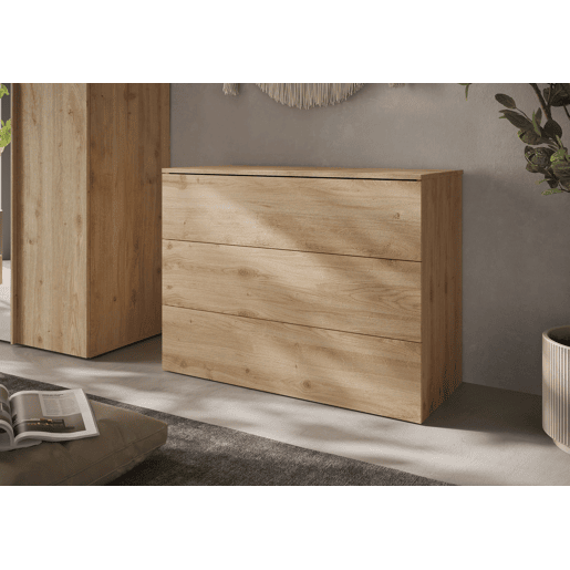 Conjunto de quarto completo NAPOLI cor carvalho