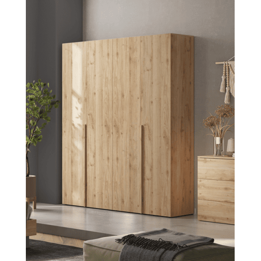 Conjunto de quarto completo NAPOLI cor carvalho