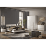 Conjunto de quarto completo NAPOLI cor branco lacado
