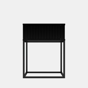 Mesa de centro STYLE 40cm uma gaveta preta