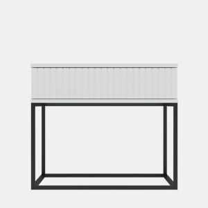 Mesa de centro STYLE 60cm com uma gaveta lacada a branco