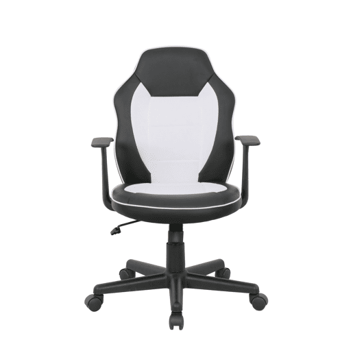 Cadeira gaming PUNCHY cor preto e branco