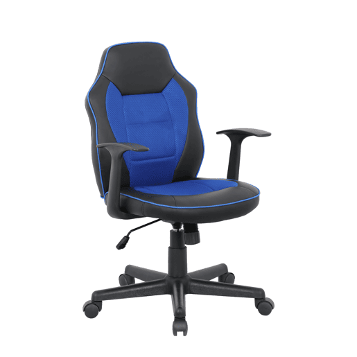 Cadeira gaming PUNCHY cor preto e azul