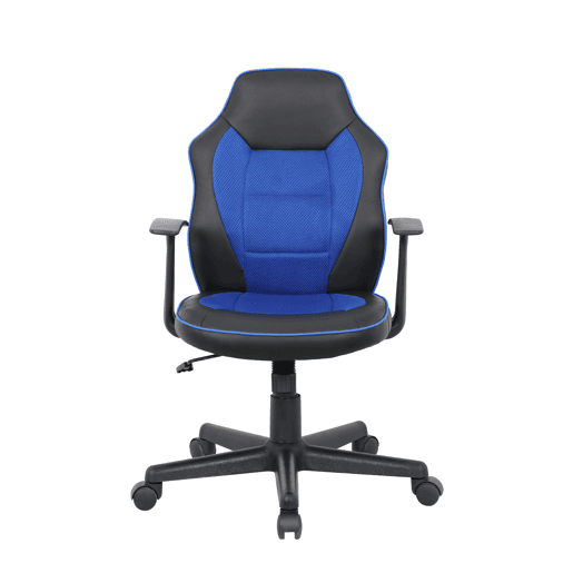 Cadeira gaming PUNCHY cor preto e azul
