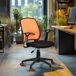 Silla de escritorio MINI color negro y naranja Silla de escritorio MINI color negro y naranja Naranja