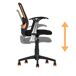 Silla de escritorio MINI color negro y naranja Silla de escritorio MINI color negro y naranja Naranja