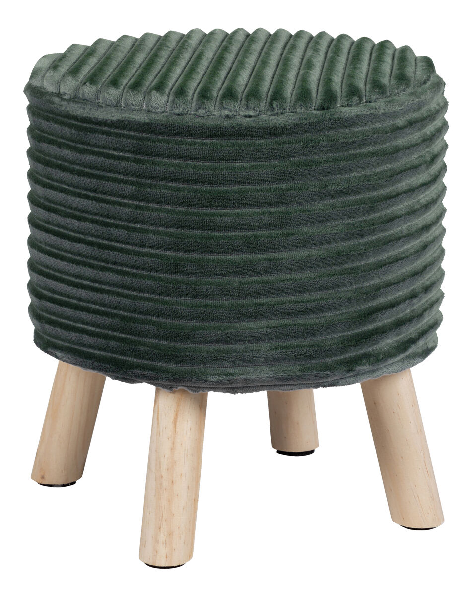 Puff louise redondo 35x40cm color verde