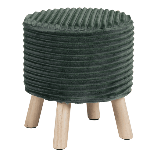 Puff redondo LOUISE 35x40cm cor verde