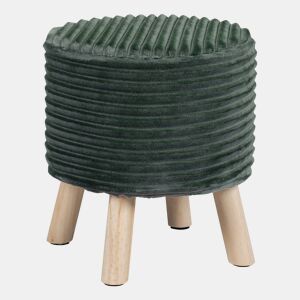 Puff redondo LOUISE 35x40cm cor verde