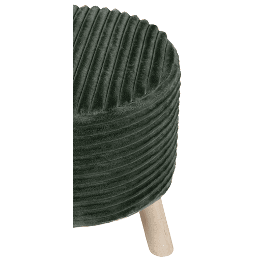 Puff redondo LOUISE 35x40cm cor verde
