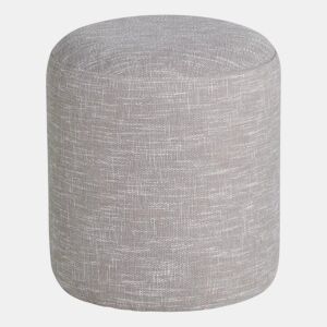 Puff redondo KATO 40x35cm cor cinza claro