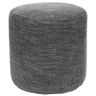Puff redondo KATO 40x35cm cor cinza escuro
