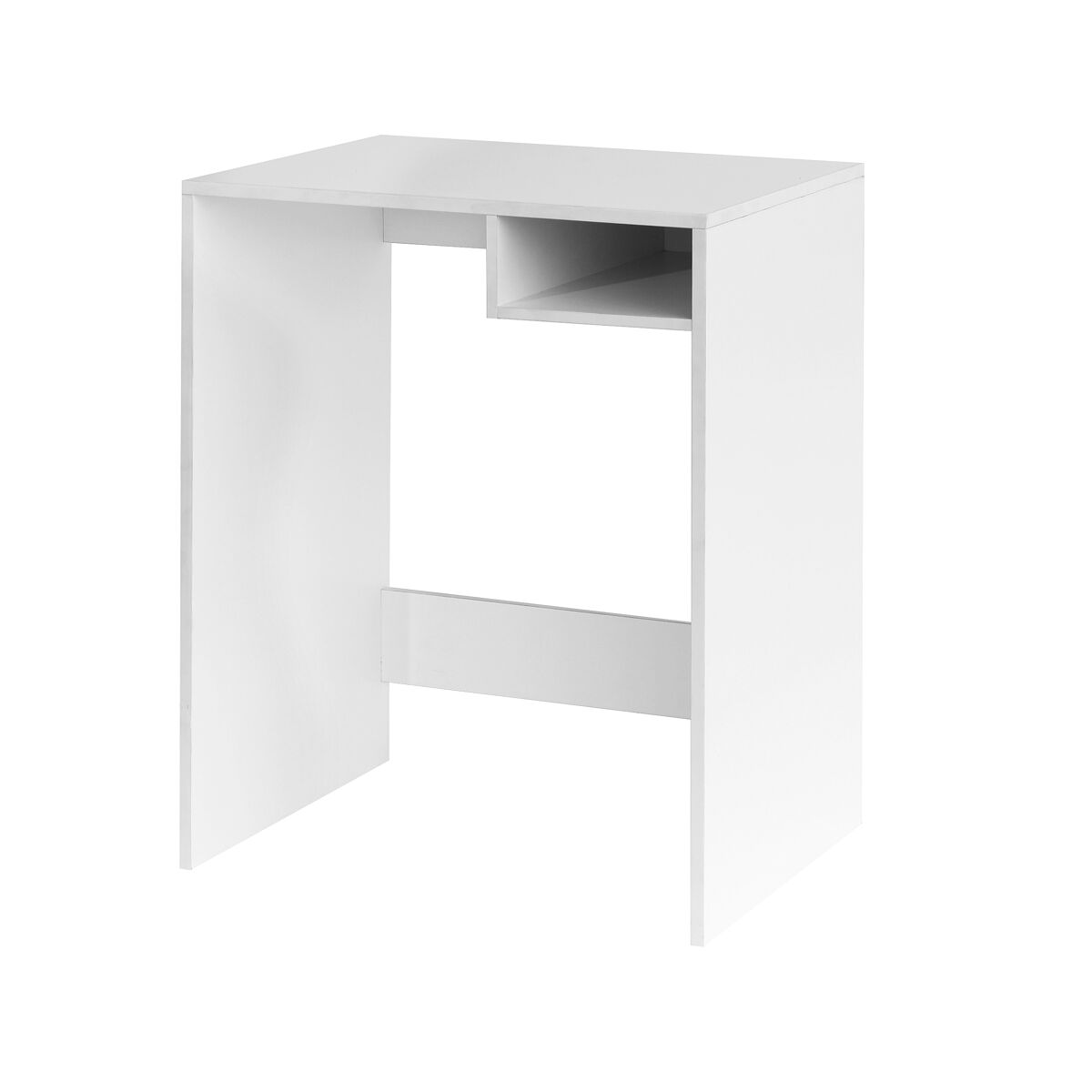 Mesa escritorio LUPYN con 1 hueco blanco