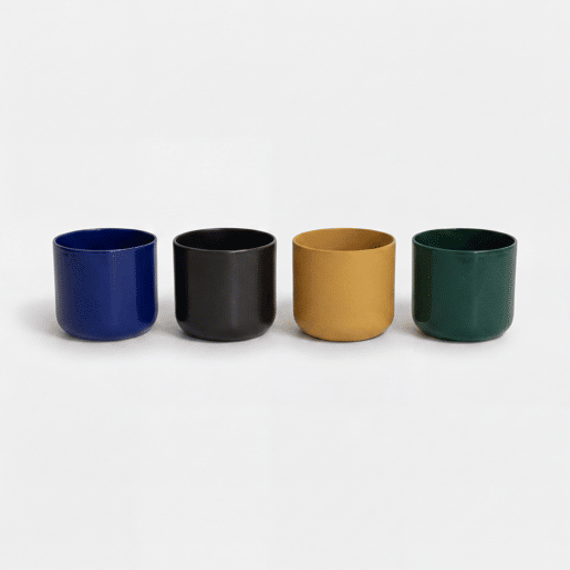 Vaso LISO 12,4cm cores sortidas outonais Vaso LISO 12,4cm cores sortidas outonais
