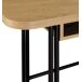 Mesa escritorio MOLY color roble y negro Mesa escritorio MOLY color roble y negro Madera