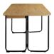 Mesa escritorio MOLY color roble y negro Mesa escritorio MOLY color roble y negro Madera