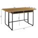 Mesa escritorio MOLY color roble y negro Mesa escritorio MOLY color roble y negro Madera