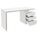 Mesa escritorio BISKIT color blanco 3 cajones Mesa escritorio BISKIT color blanco 3 cajones Blanco