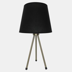 Candeeiro de mesa BLACK E27 1luz 10w 24x24x46cm