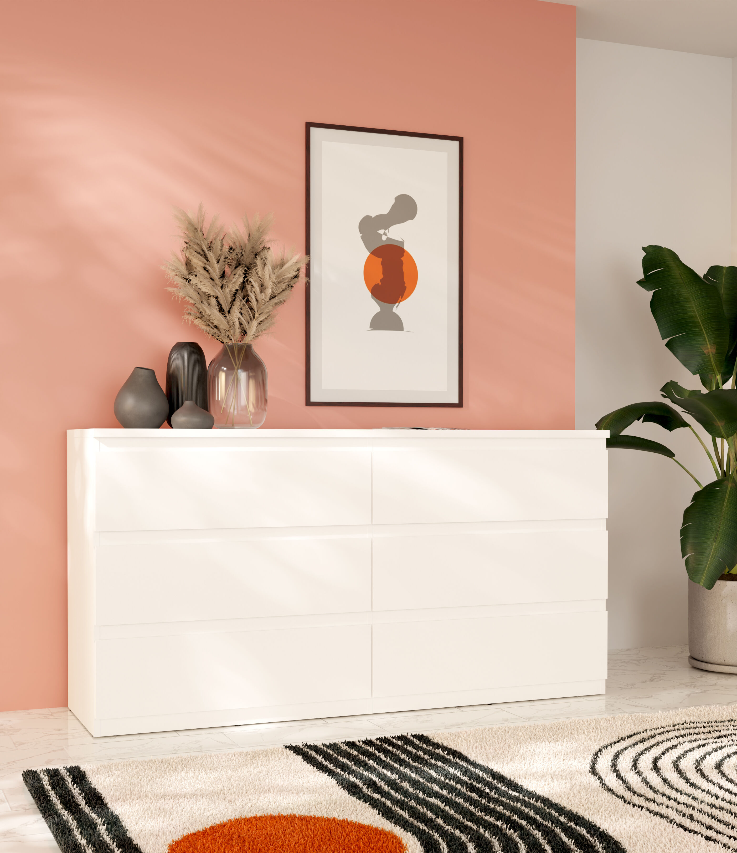 Cómoda con 6 cajones NEVADA II