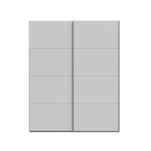Roupeiro NEVADA II portas deslizantes 170x210cm cinza