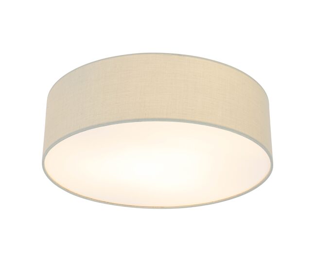 Plafón alina beige normal 3 luces 25w 15x40x40cm marca conforama - conforama