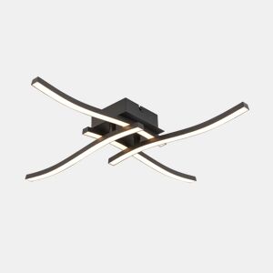 Plafon BIANCA led 4 luzes 24W 9,5x52x52cm marca CONFORAMA