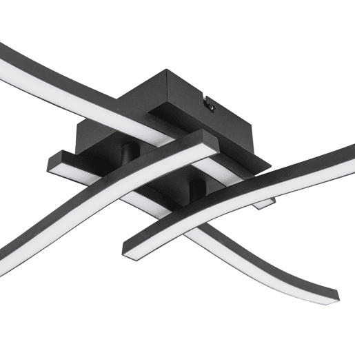Plafon BIANCA led 4 luzes 24W 9,5x52x52cm marca CONFORAMA