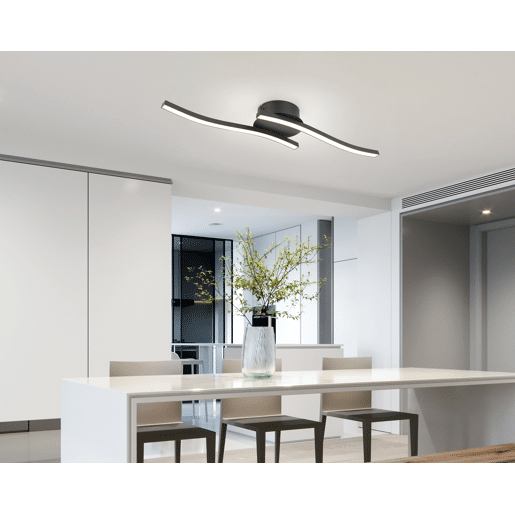 Plafon BLANCA led 2 luzes 12W 6x12x55cm marca CONFORAMA