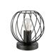 Lámpara sobremesa ELIA 1luz 40W 18,5x18cm marca CONFORAMA Lámpara sobremesa ELIA 1luz 40W 18,5x18cm marca CONFORAMA Negro