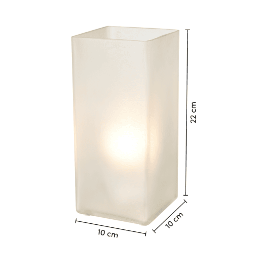Candeeiro de mesa LUCIA 1 luz 25W 22x10cm marca CONFORAMA