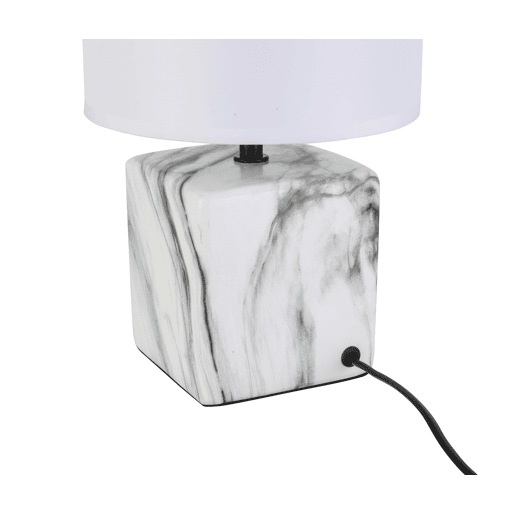 Candeeiro de mesa NORA 1 luz 40W 30,5x18,5cm marca CONFORAMA