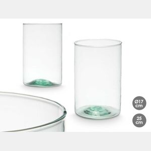 Jarra vidro reciclado CILINDRO 25cm marca CONFORAMA