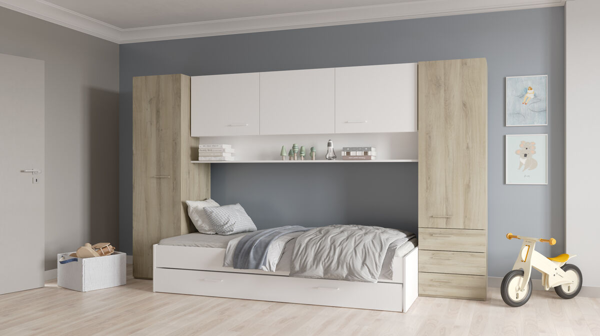 Puente cama nido BROOKLYN 90x200cm