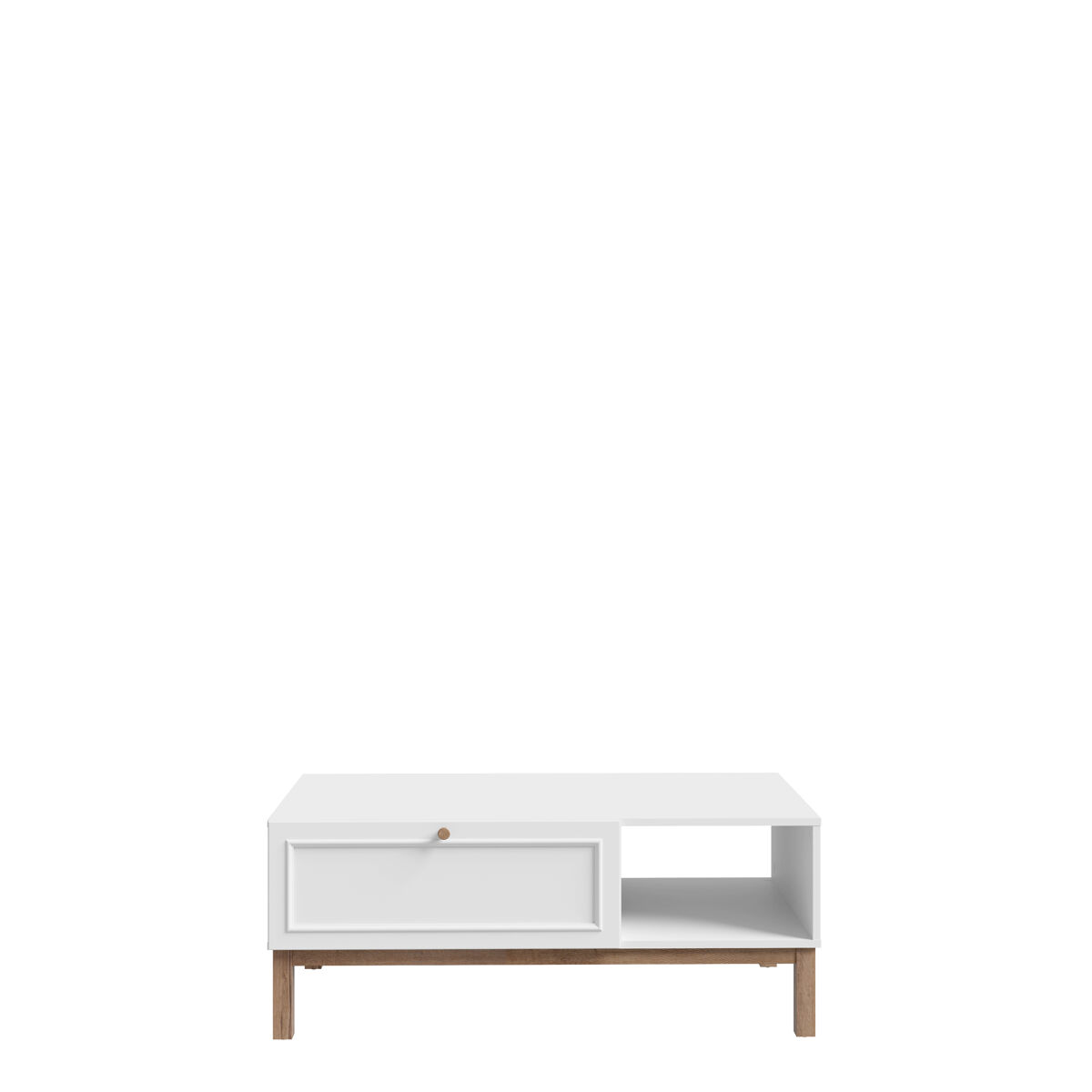 Mesa de centro fija gris claro LISZT