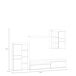 Compacto tv 279,9cm roble y blanco MELIDES Compacto tv 279,9cm roble y blanco MELIDES Blanco/ Madera