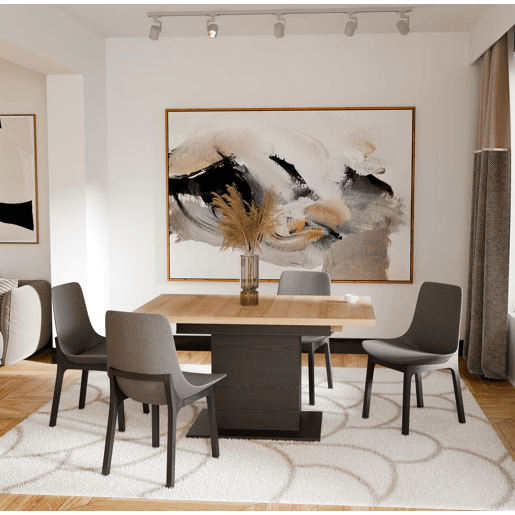 Mesa de jantar extensível carvalho VERONA